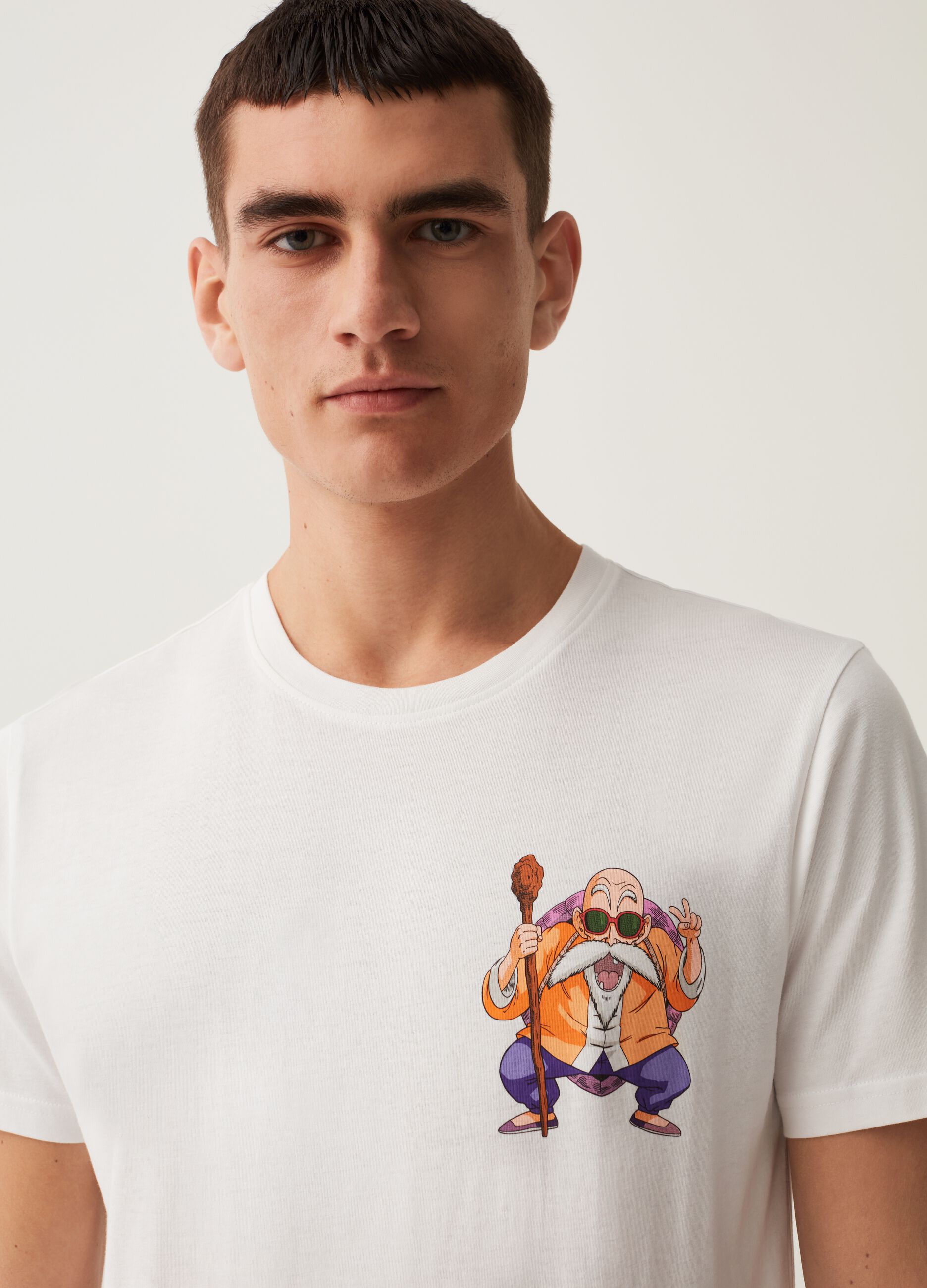 T-shirt with Dragon Ball Z Maestro Muten print