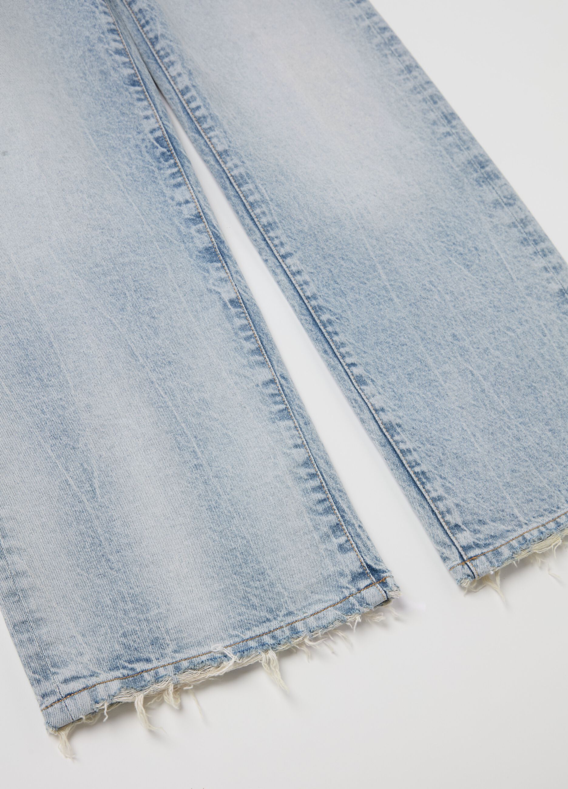 Wide Leg Denim Vintage Light Blue