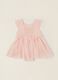 Baby Girls&rsquo; Pink Dress with Tulle Hearts_2