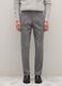 Grey Slim Fit Cotton Blend Trousers_1