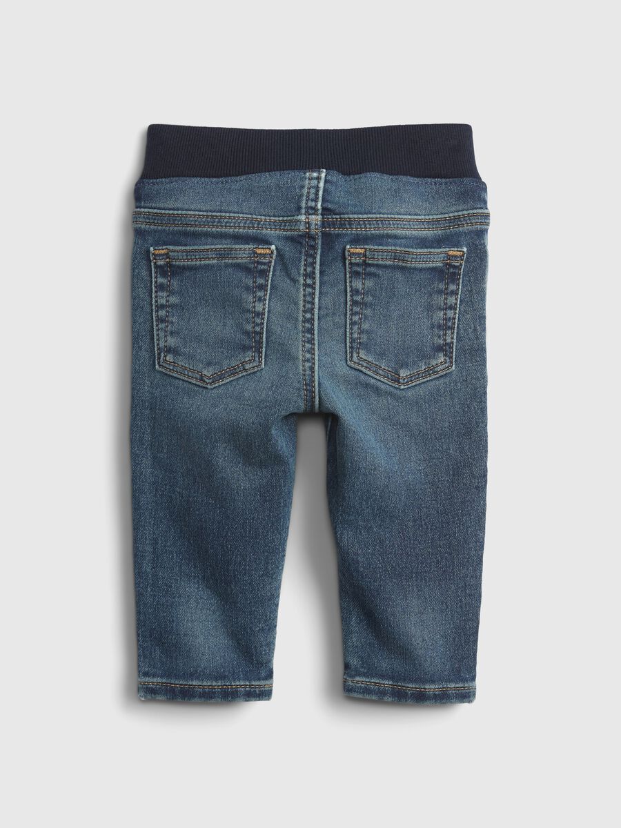 Washed-effect jeans with five pockets_1