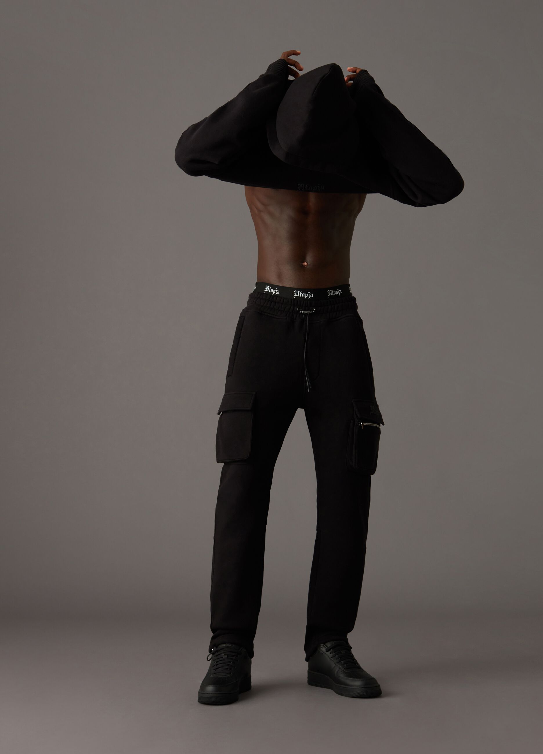 Cargo Sweatpants Black_5