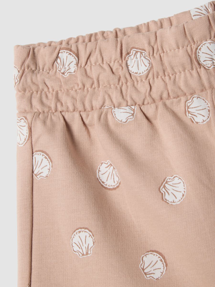 Girls&rsquo; pink pure cotton polka dot shorts_2