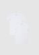Girls' pure cotton white t-shirt twin pack in regular fit_0