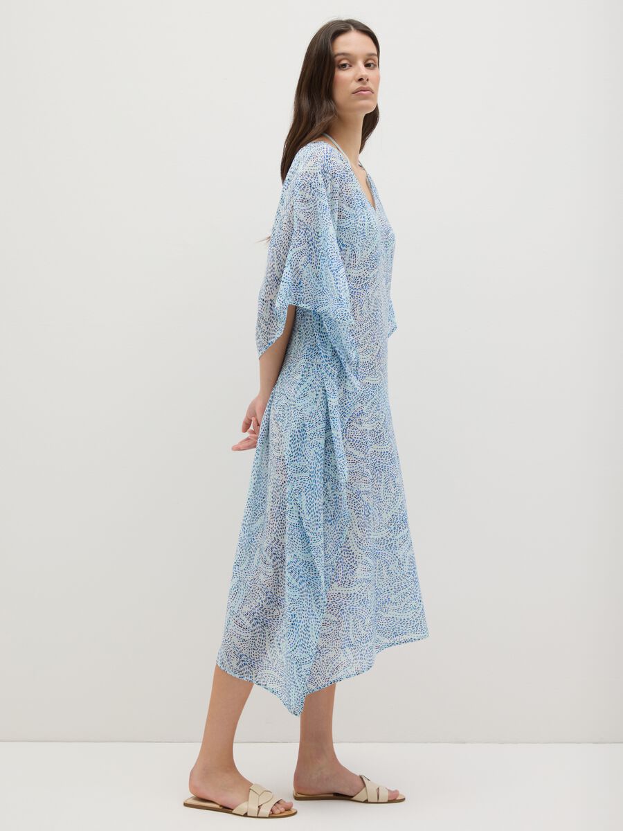 Women's Long Multicolour Blend Kaftan_1