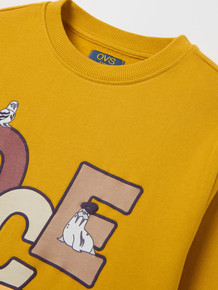 French terry sweatshirt with print_2
