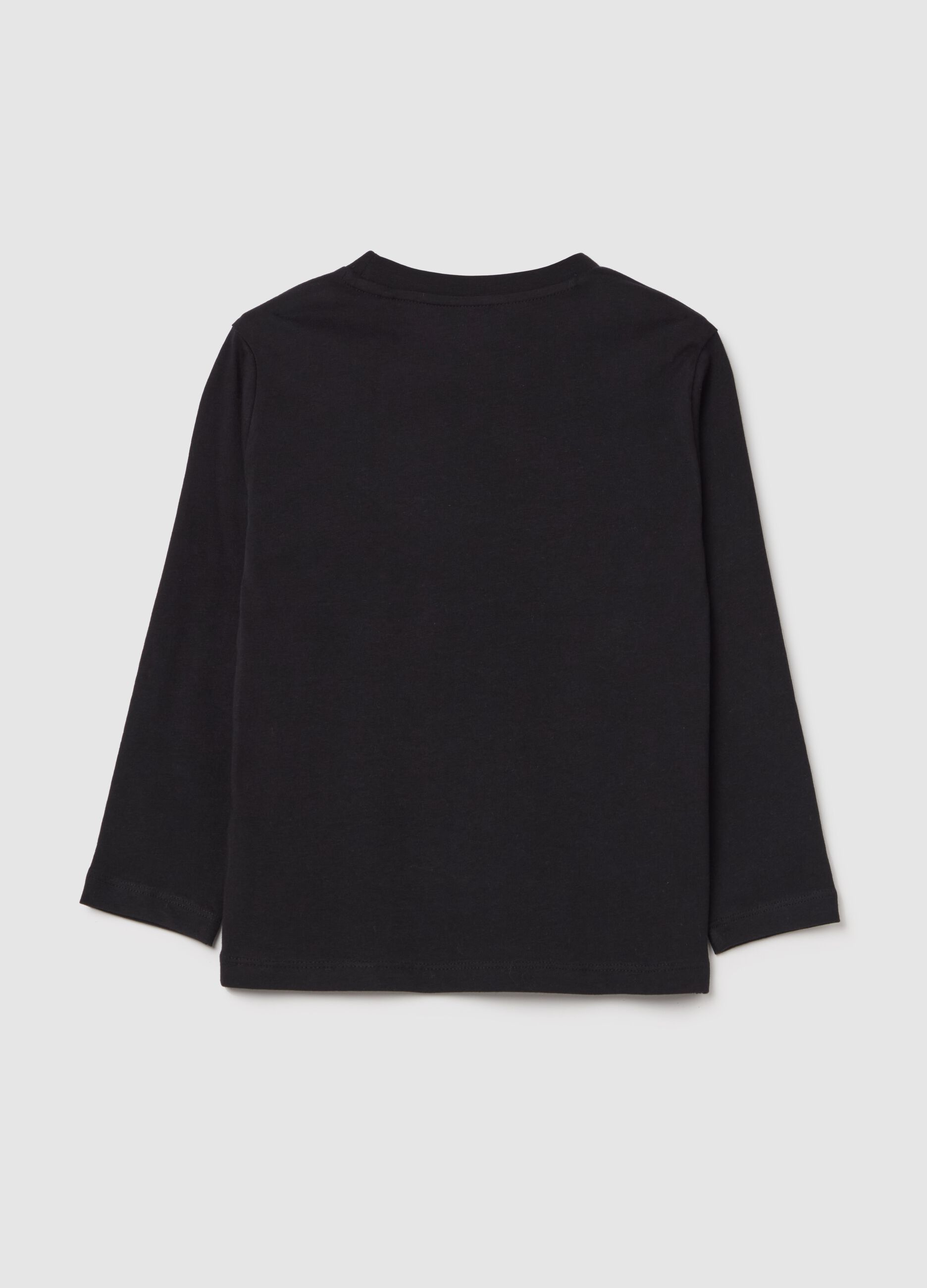 Long-sleeved T-shirt in cotton with print