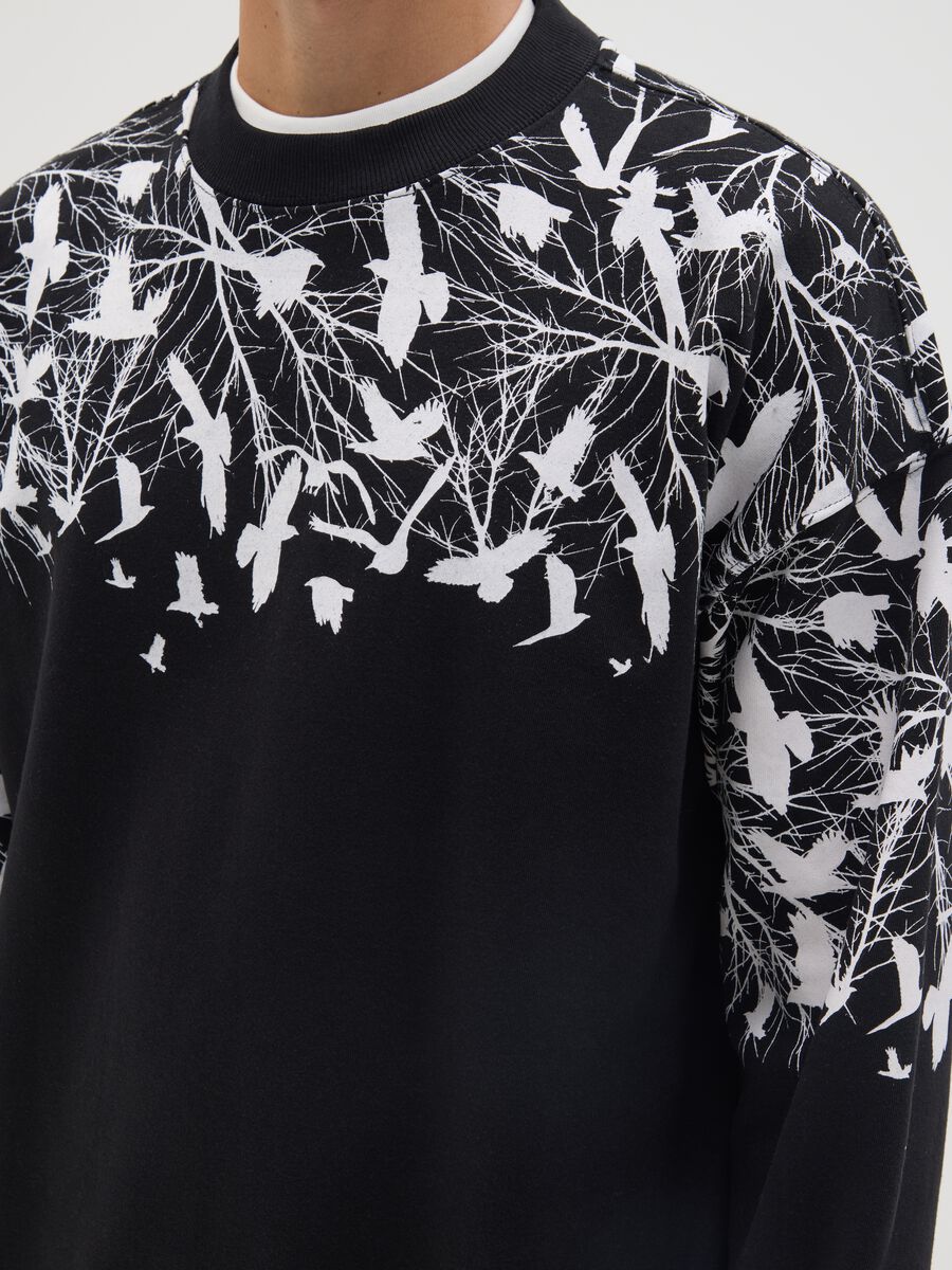 Multicolour Cotton Blend Sweatshirt_3