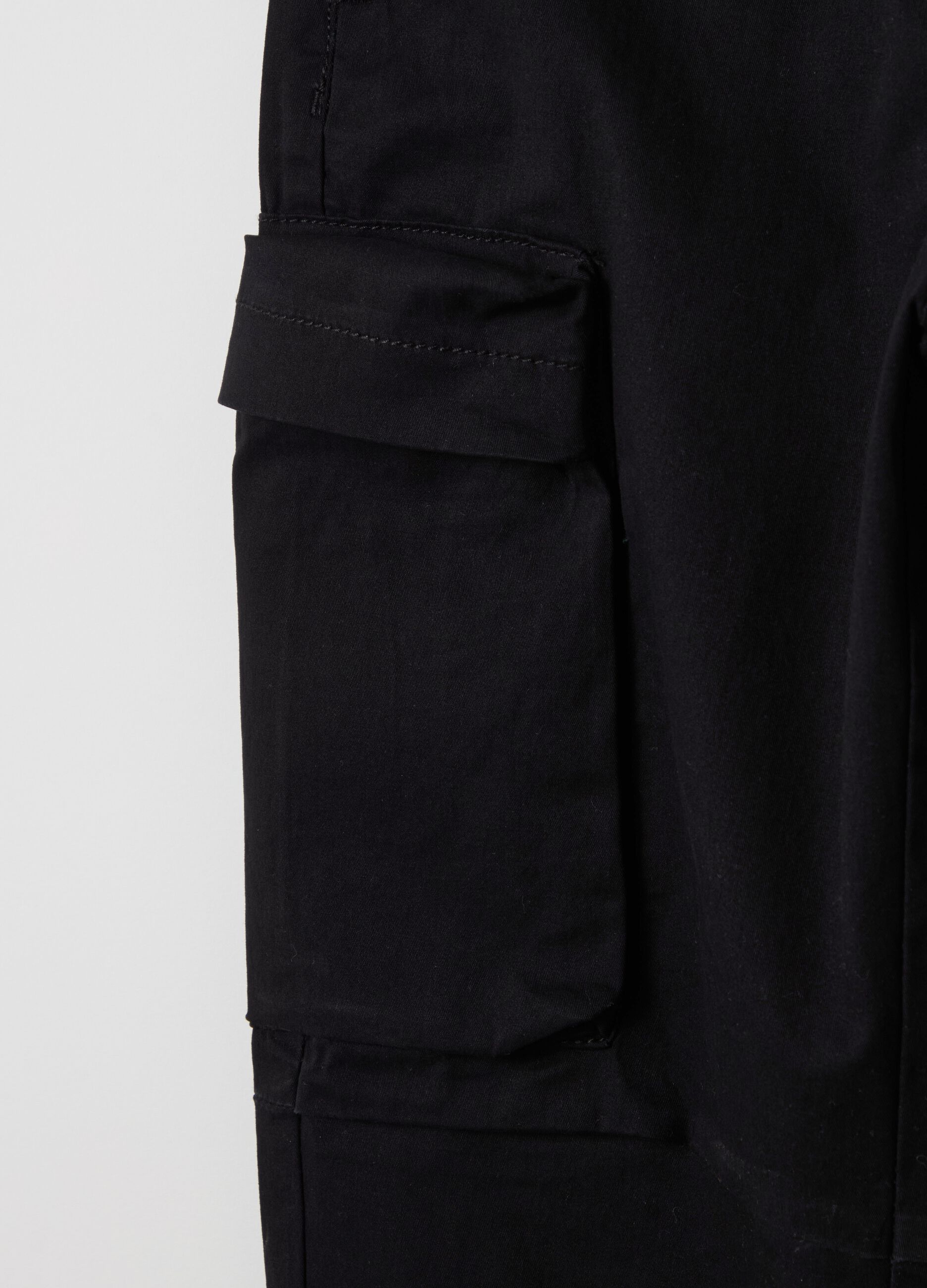 Parachute joggers with drawstring