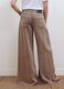 Brown wide-leg jeans in pure lyocell_2