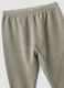 Sage green cotton-blend crew-neck pyjamas_3
