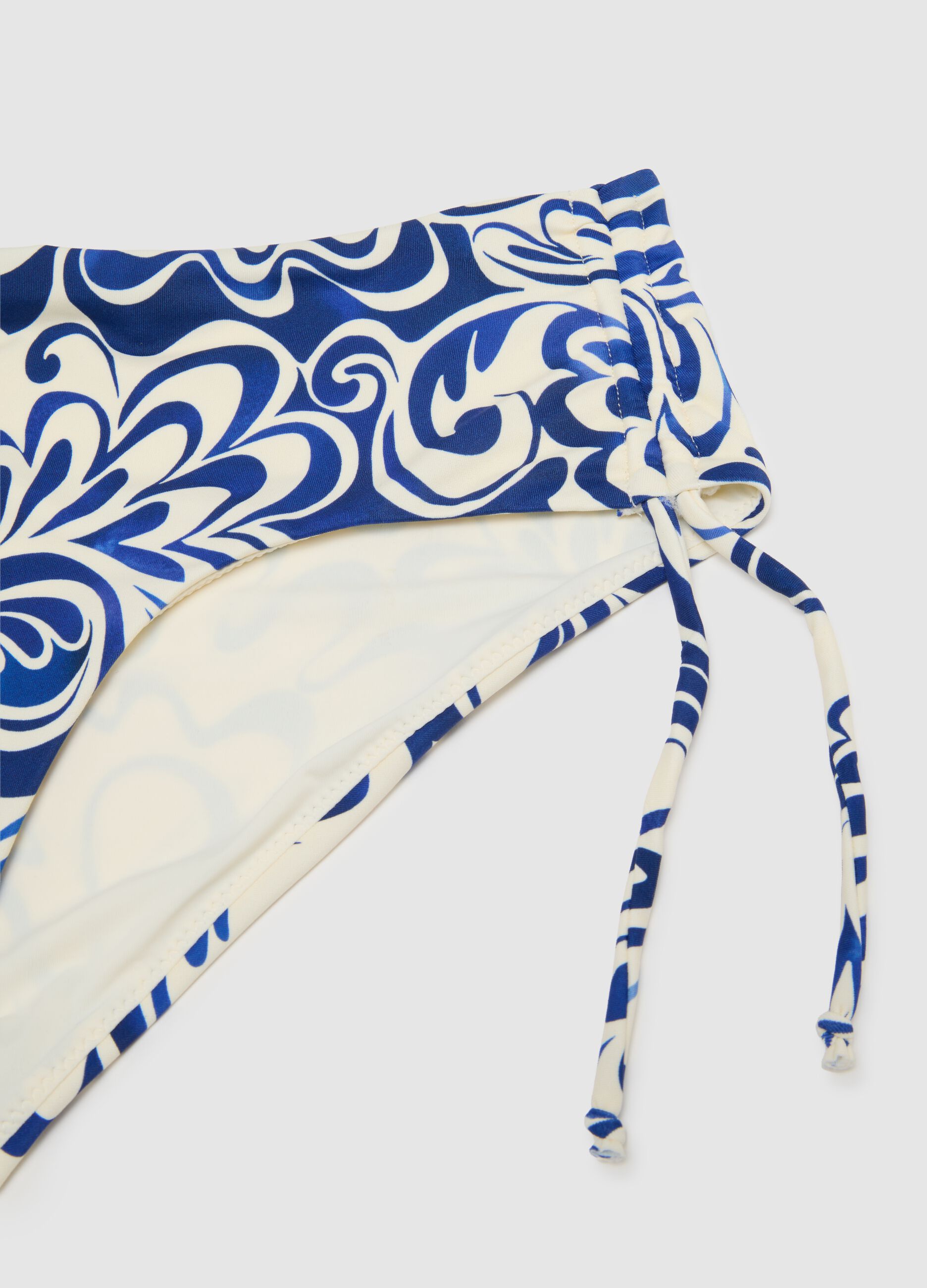 Slip bikini da donna in misto elasticizzato multicolor