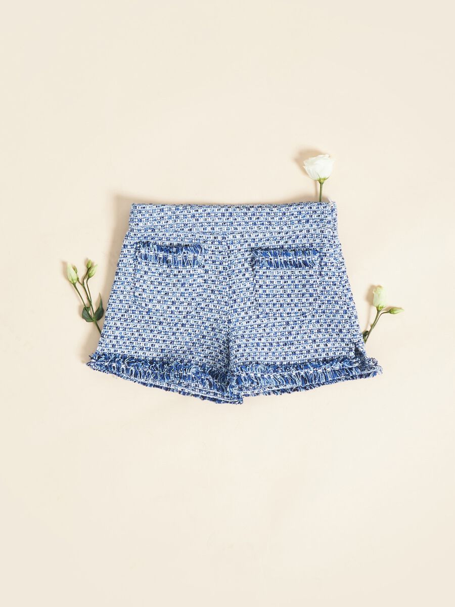 IANA shorts in Chanel-effect fabric_0