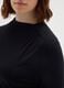 Black long sleeve top with a turtleneck_2