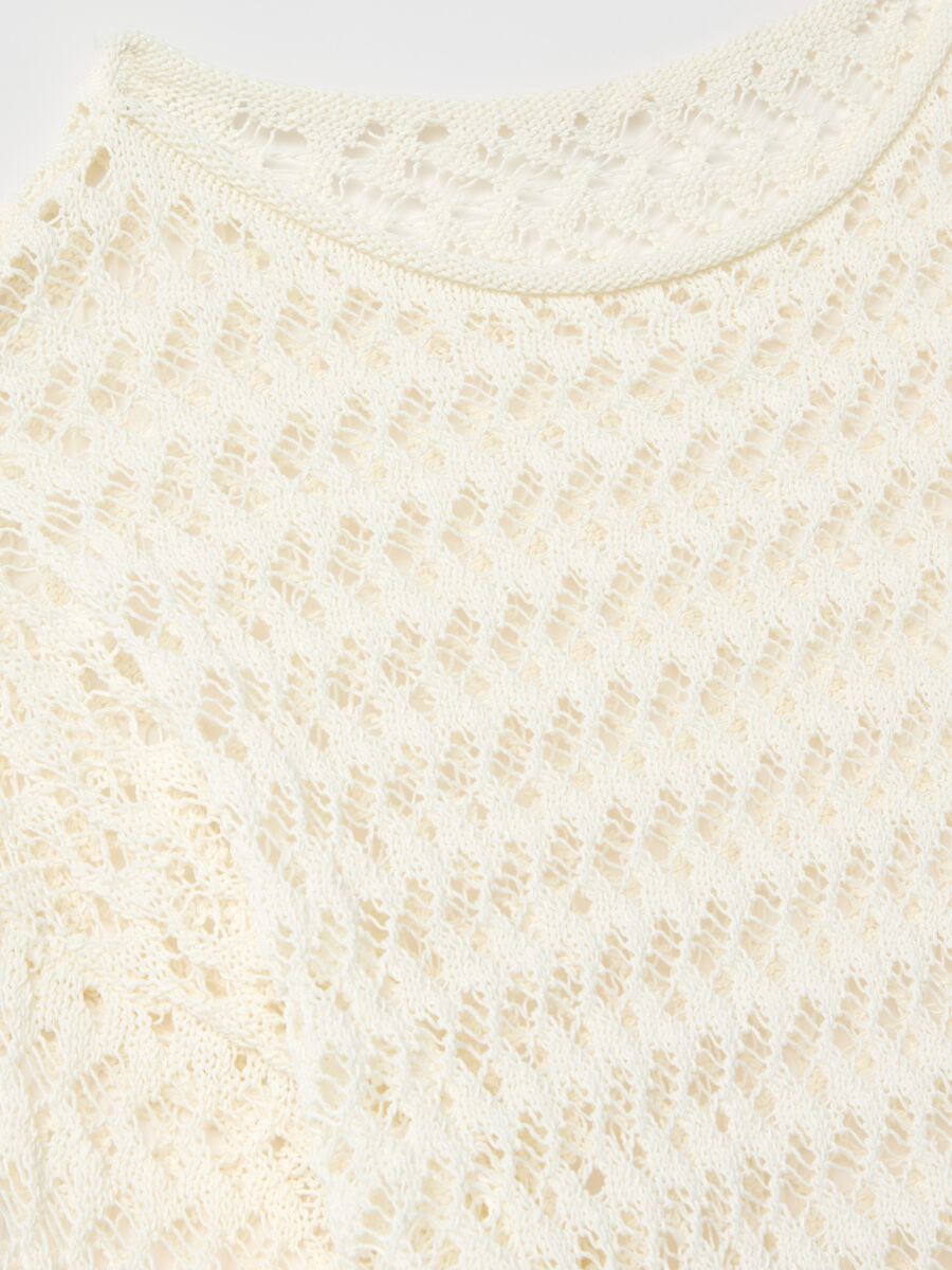 Knit top with boat neck_5