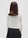 Girls' White Cotton Regular Fit T-Shirt_1