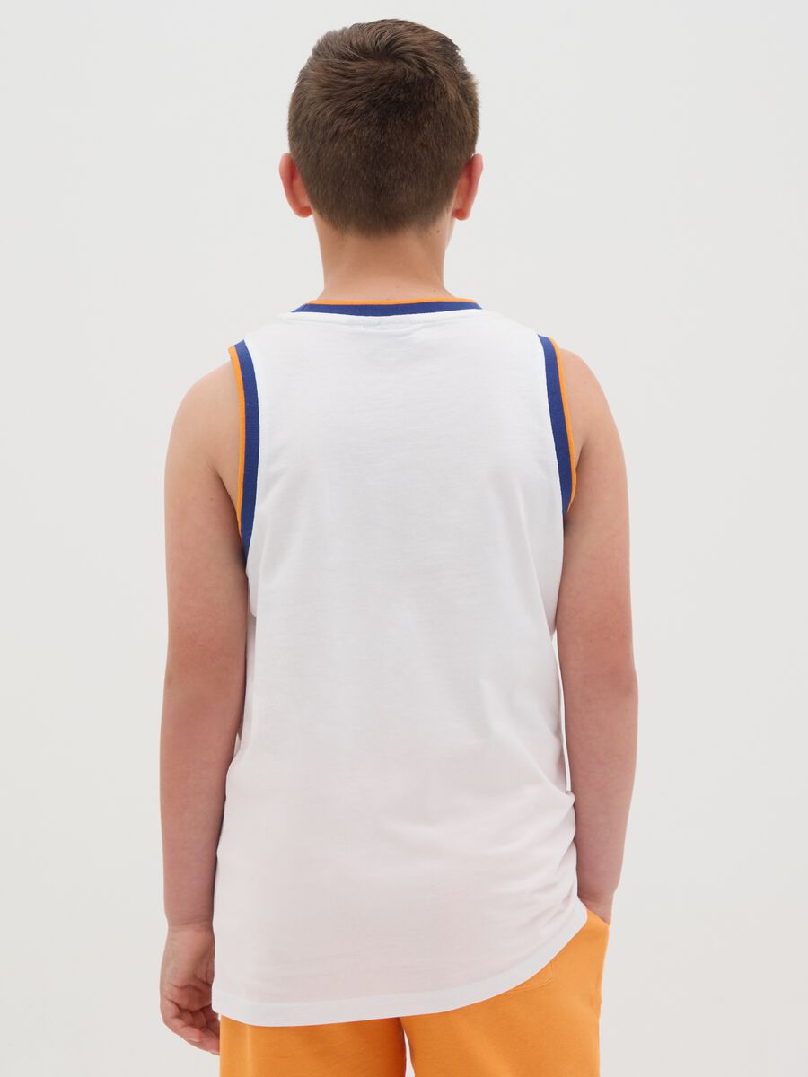 White New York Knicks OVS Kids Vest_2