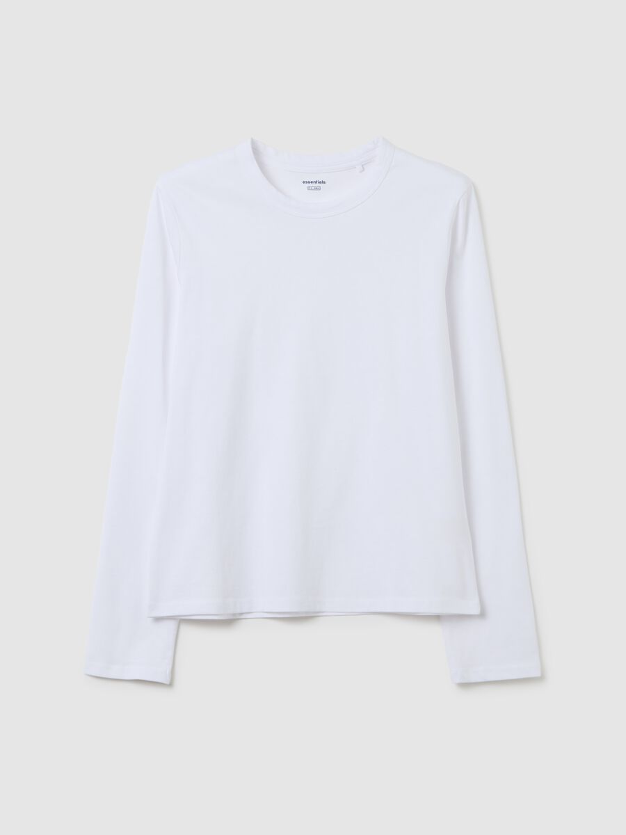 White pure cotton regular fit shirt_4