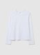White pure cotton regular fit shirt_4
