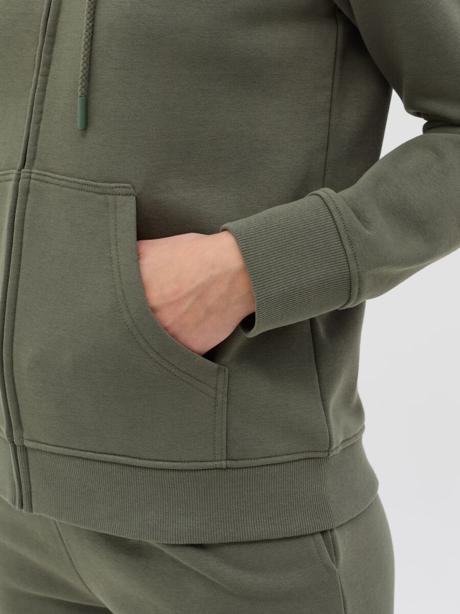 Essential full-zip sweatshirt with hood_2