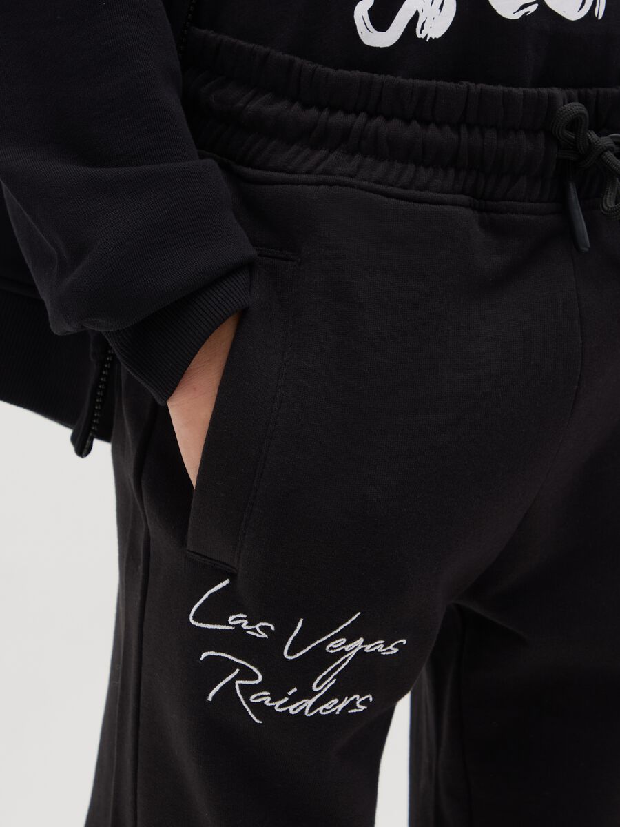 Joggers with drawstring and Las Vegas Riders print_3