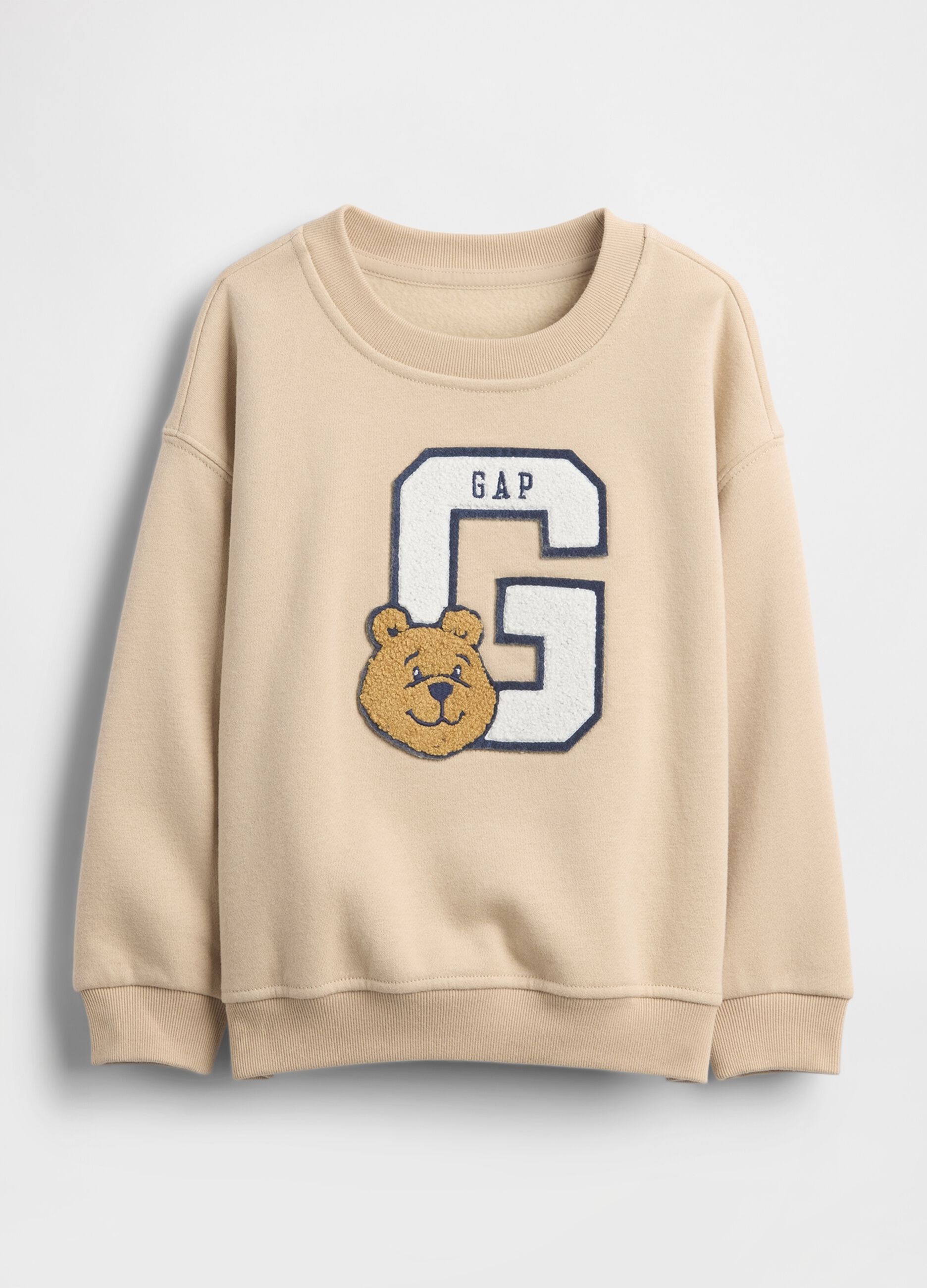 Beige Cotton Blend Sweatshirt