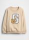 Beige Cotton Blend Sweatshirt_0