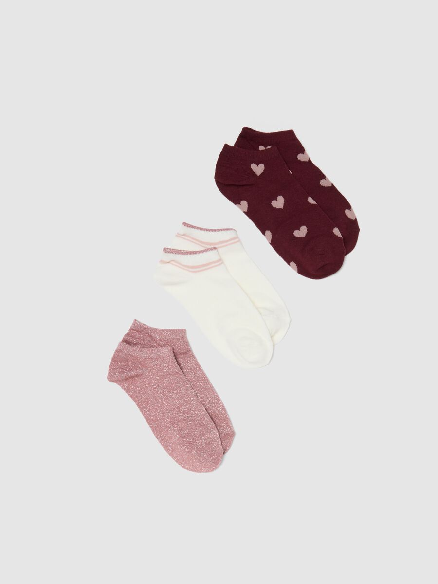 Multicolour Stretch Cotton Sock Tripack_0