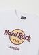 White pure cotton T-shirt with Hard Rock Cafe print_5