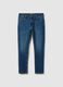 Super skinny fit blue cotton jeans_4
