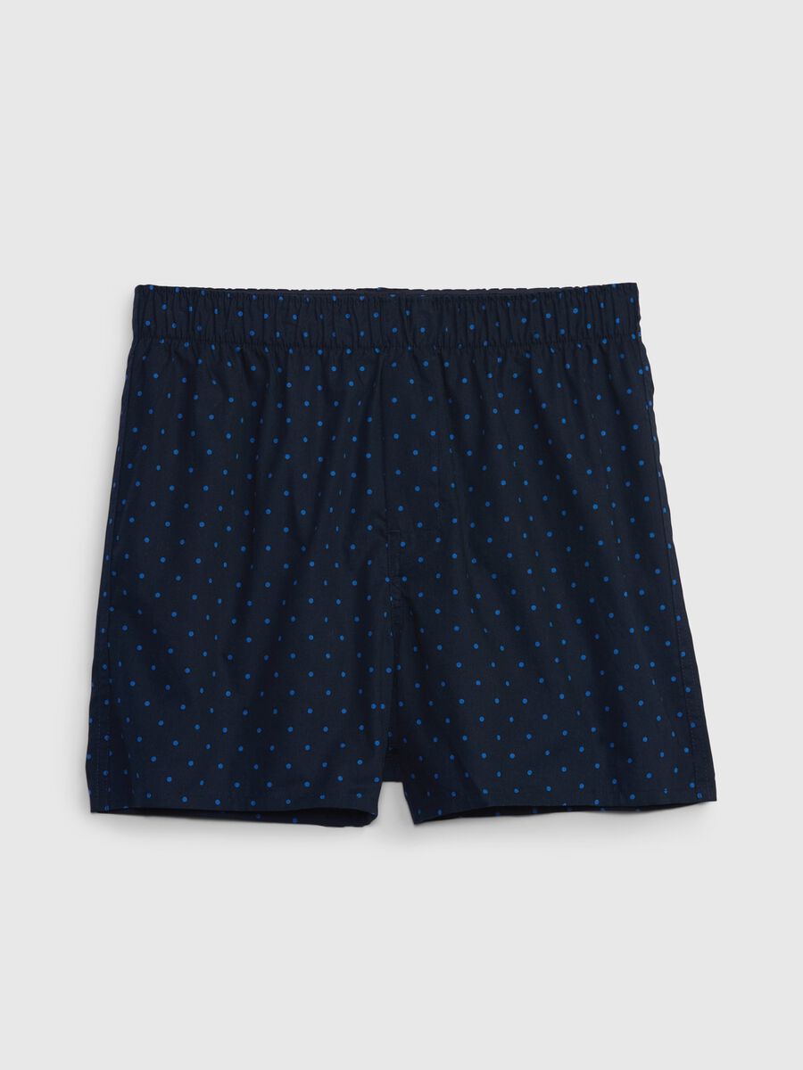 Boxer shorts in polka dot poplin_0