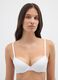 Women's White Stretch-Mix Bra_0