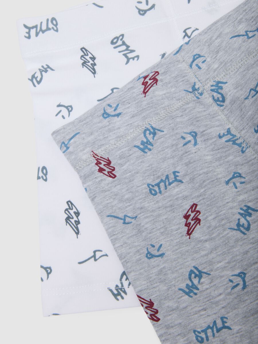 Multipack boxer da ragazzo in cotone elasticizzato multicolor regular fit_2