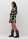 Flannel shirt dress with check pattern_1