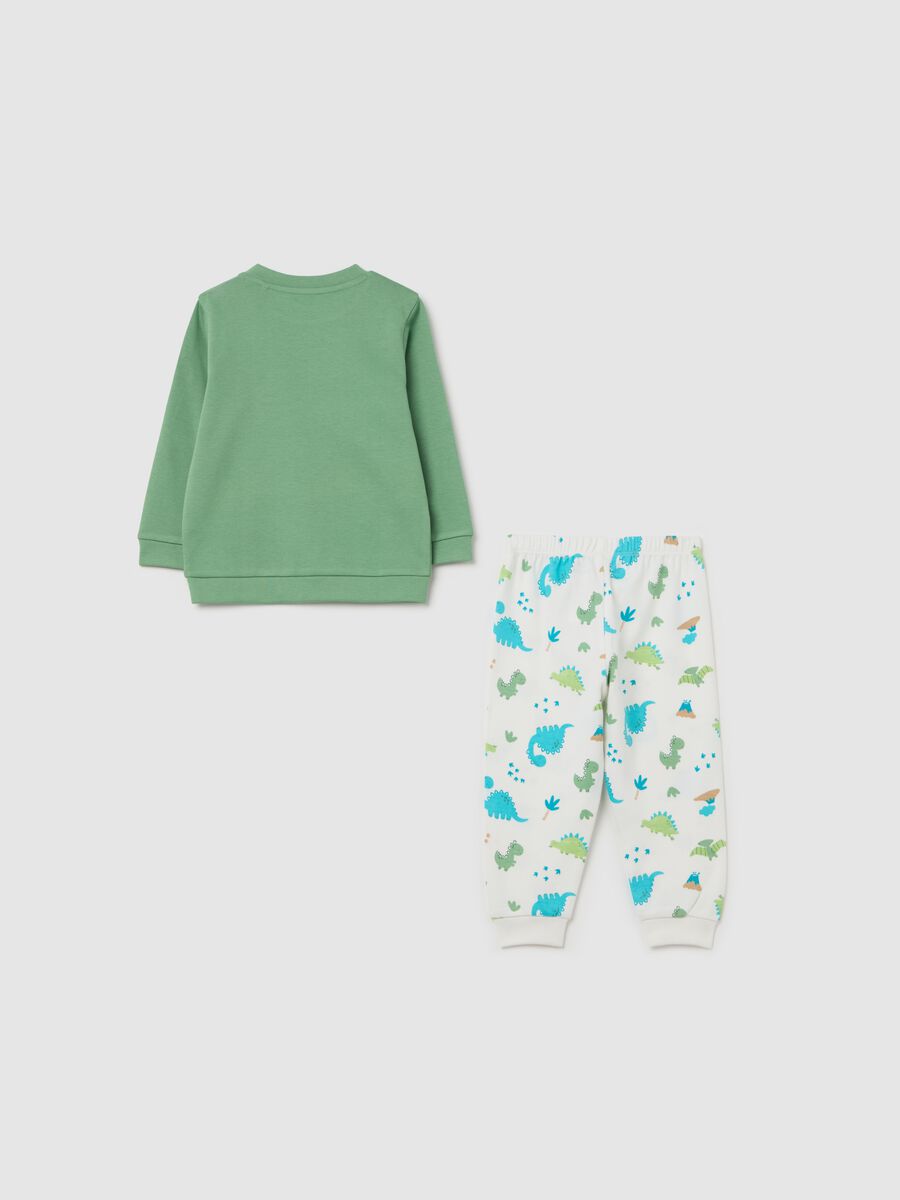 Long pyjamas with dinosaurs print_1