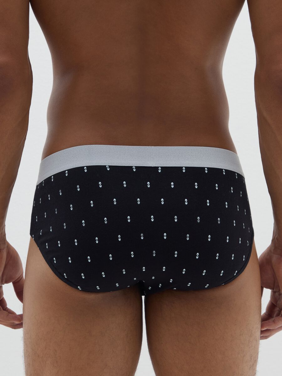 Set of tripack multicolour regular fit cotton briefs_2
