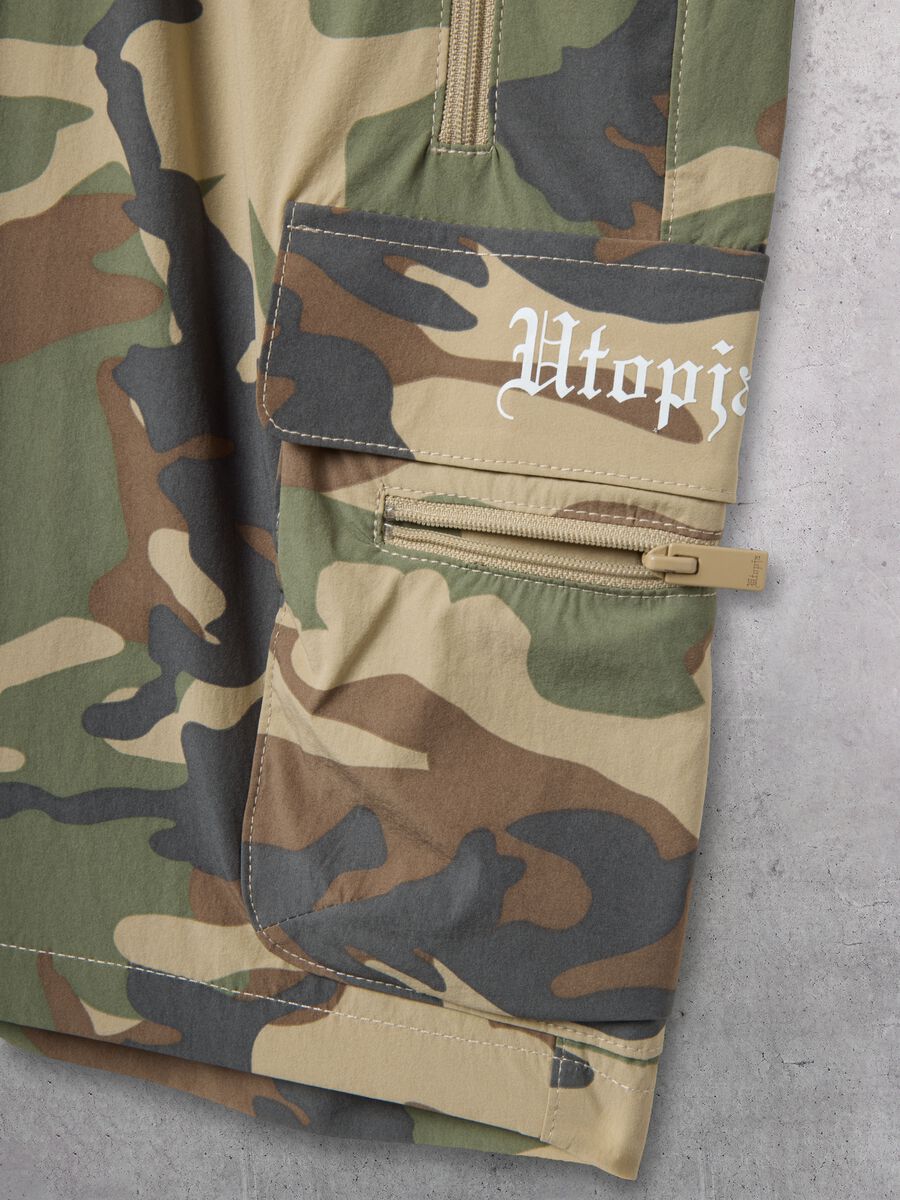 Technical Cargo Shorts Camo_8