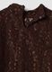Brown stretch high-neck T-shirt_1