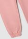 Girls' Pink Pure Cotton Joggers - Regular Fit_3