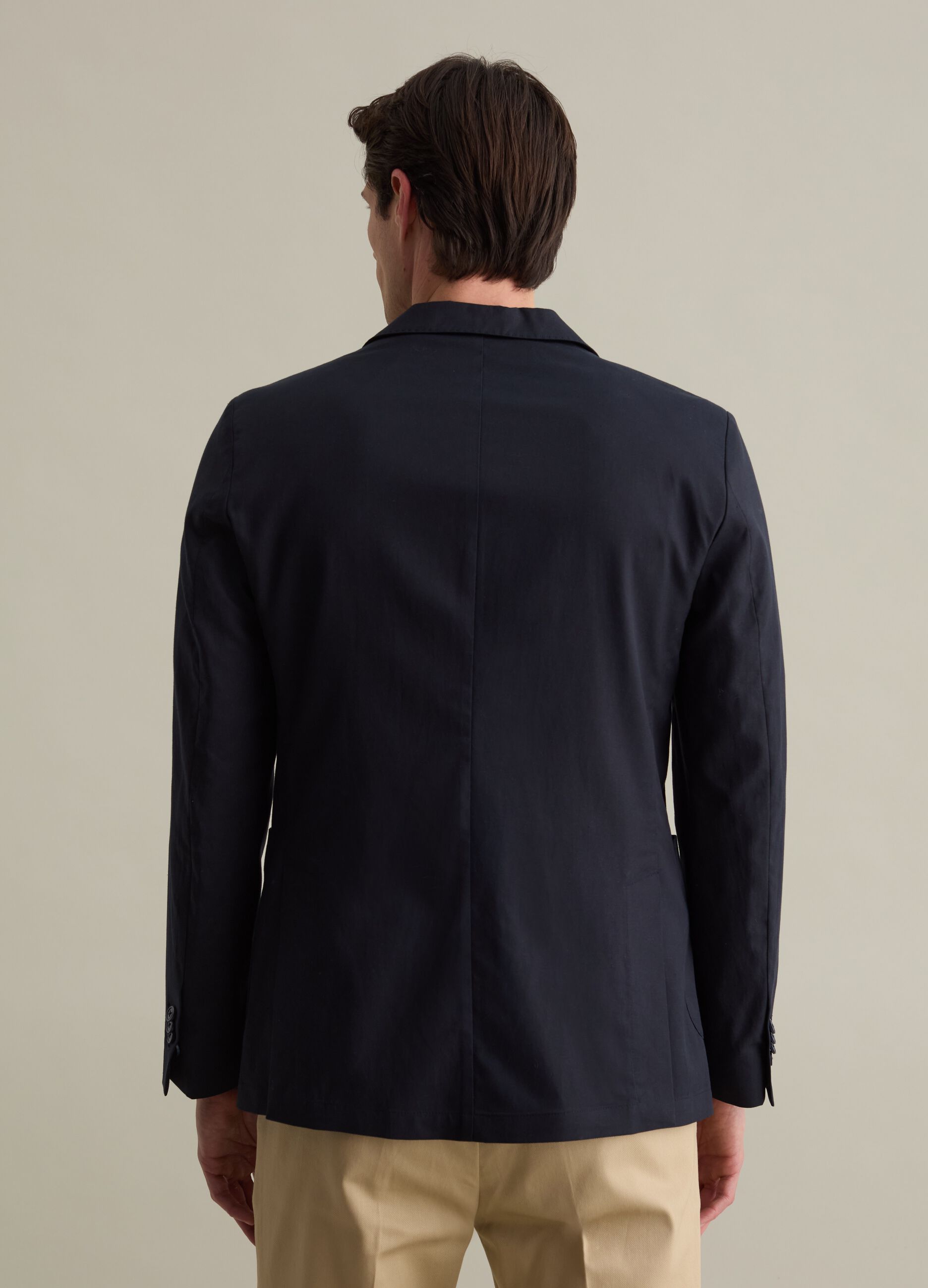 Blazer in Lyocell, cotton and linen