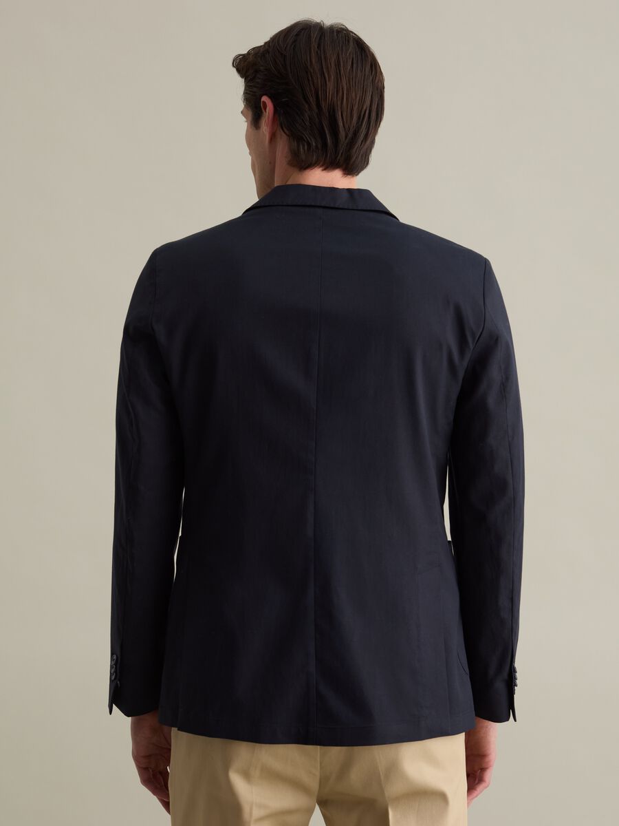 Blazer in Lyocell, cotton and linen_3