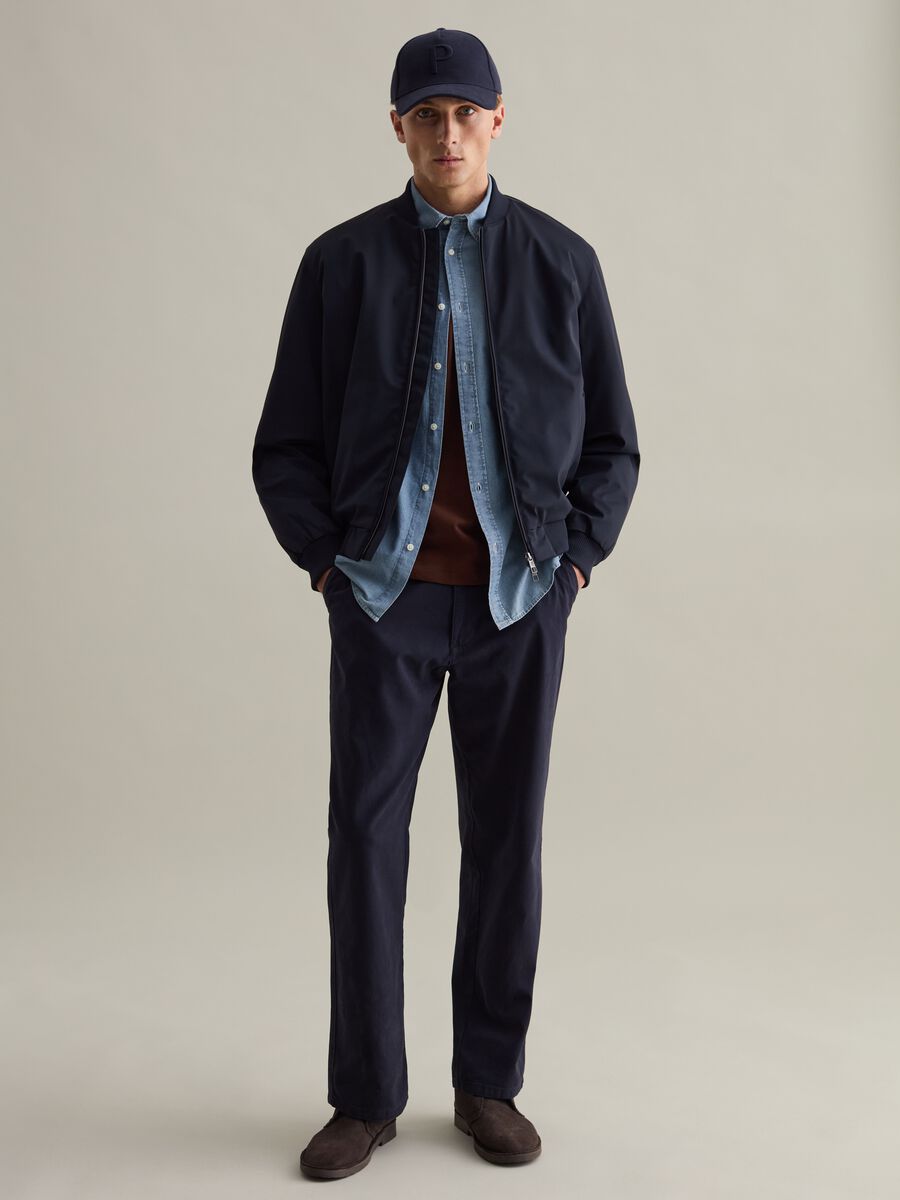 Bomber stretch con zip_1