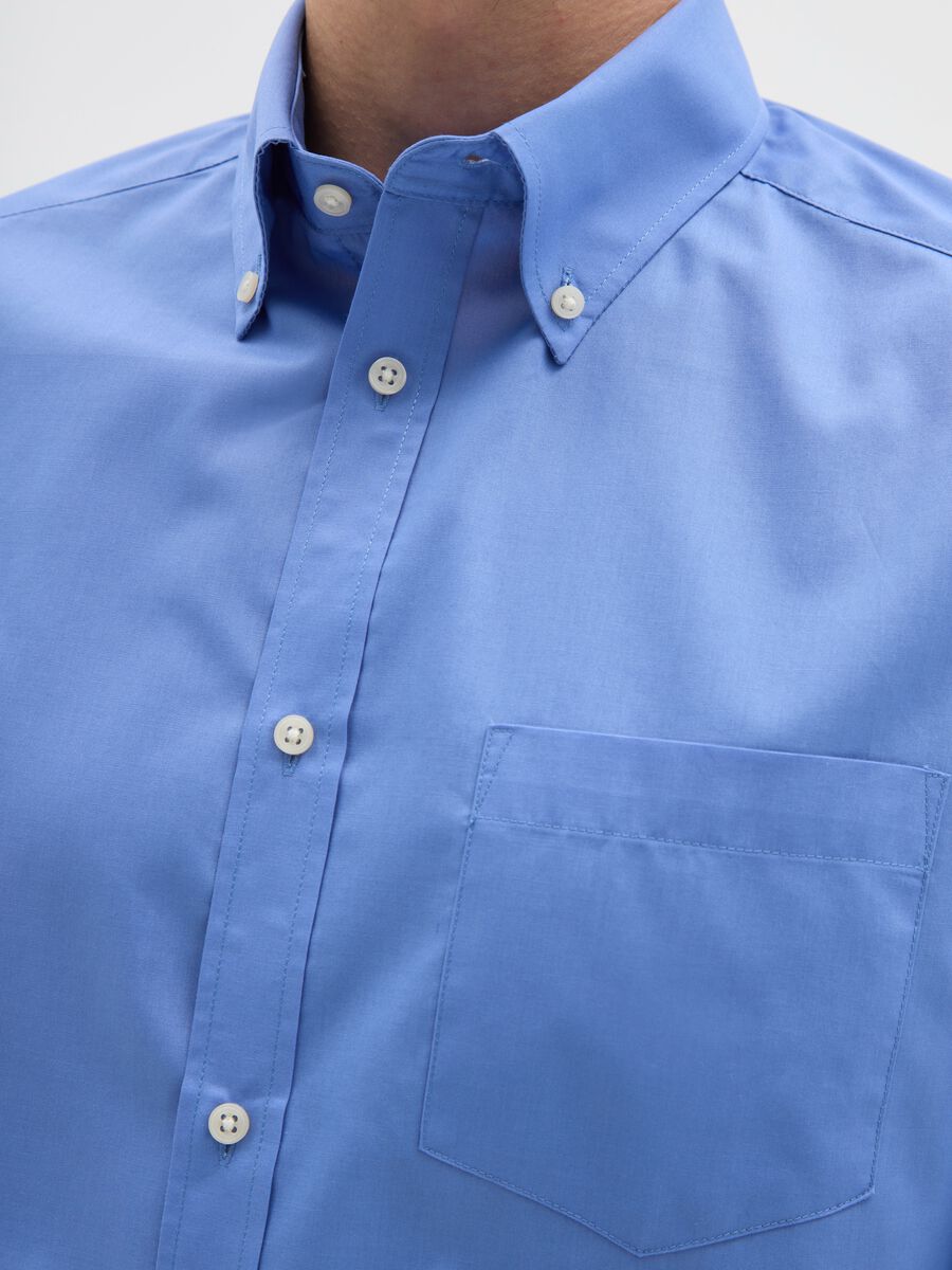 Camicia blu regular fit_1