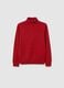 Red high-neck jumper for boys in pure cotton regular fit_3