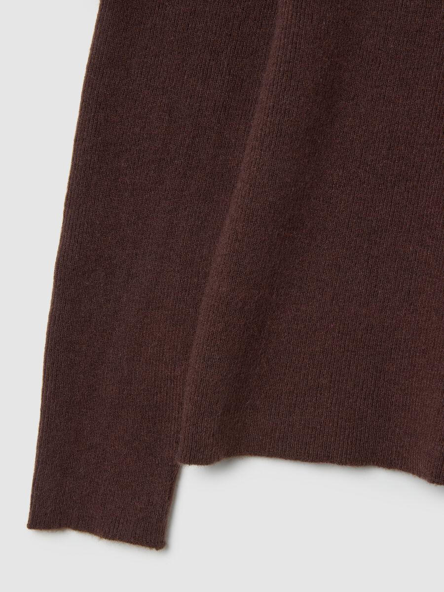 Maglione marrone regular fit_5