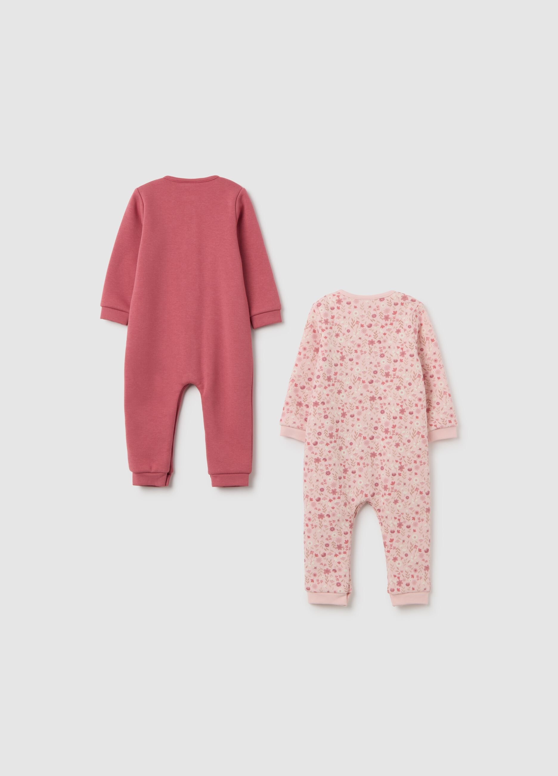 Pink Stretch Fabric Romper
