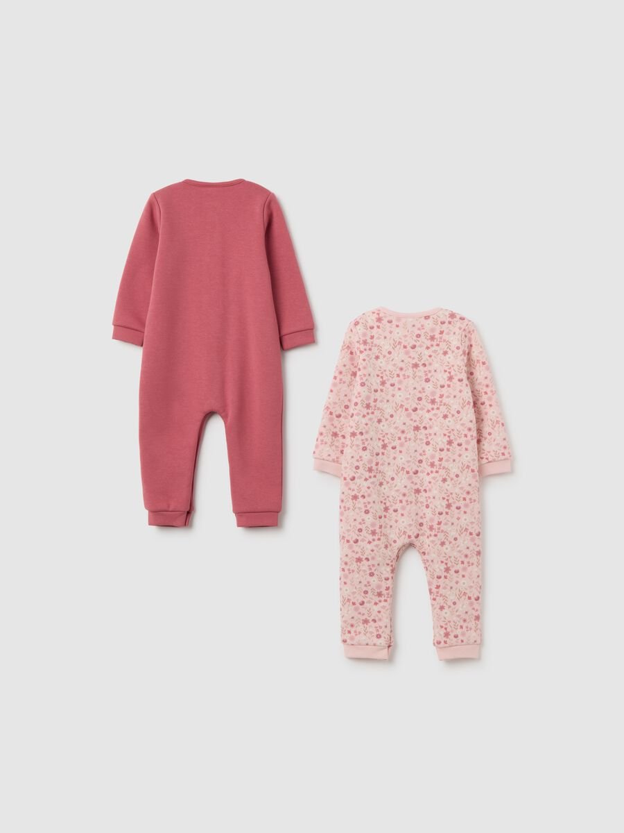 Pink Stretch Fabric Romper_1