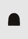 Black Knitted Beanie_0