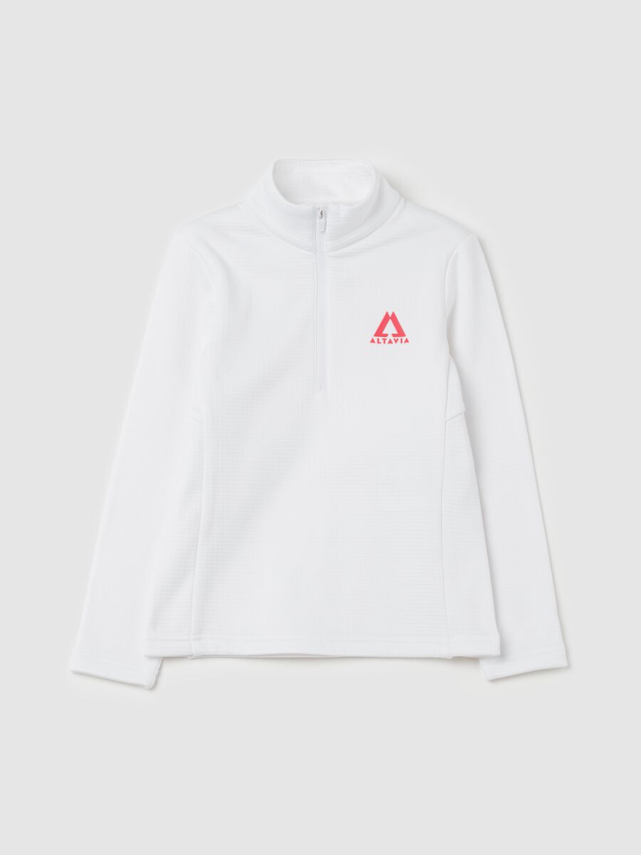 Waffle pile half-zip ALTAVIA WITH DEBORAH COMPAGNONI_3