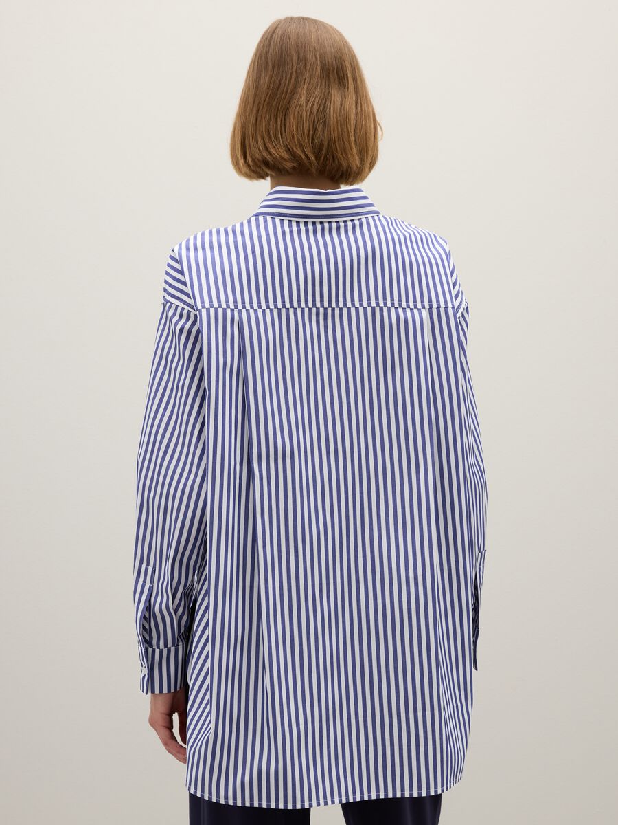 Blue Striped Cotton Shirt_2